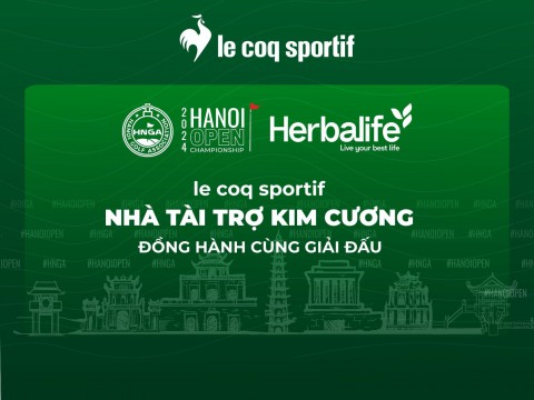 le coq sportif - Nâng tầm trải nghiệm và phong cách tại giải Golf Hà Nội mở rộng