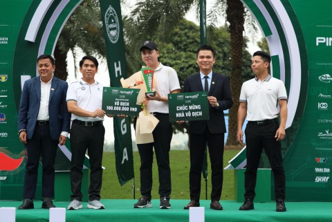 Park Jung Min Vô địch Bảng Chuyên nghiệp giải Golf Hà Nội Mở rộng - Herbalife Cup 2024
