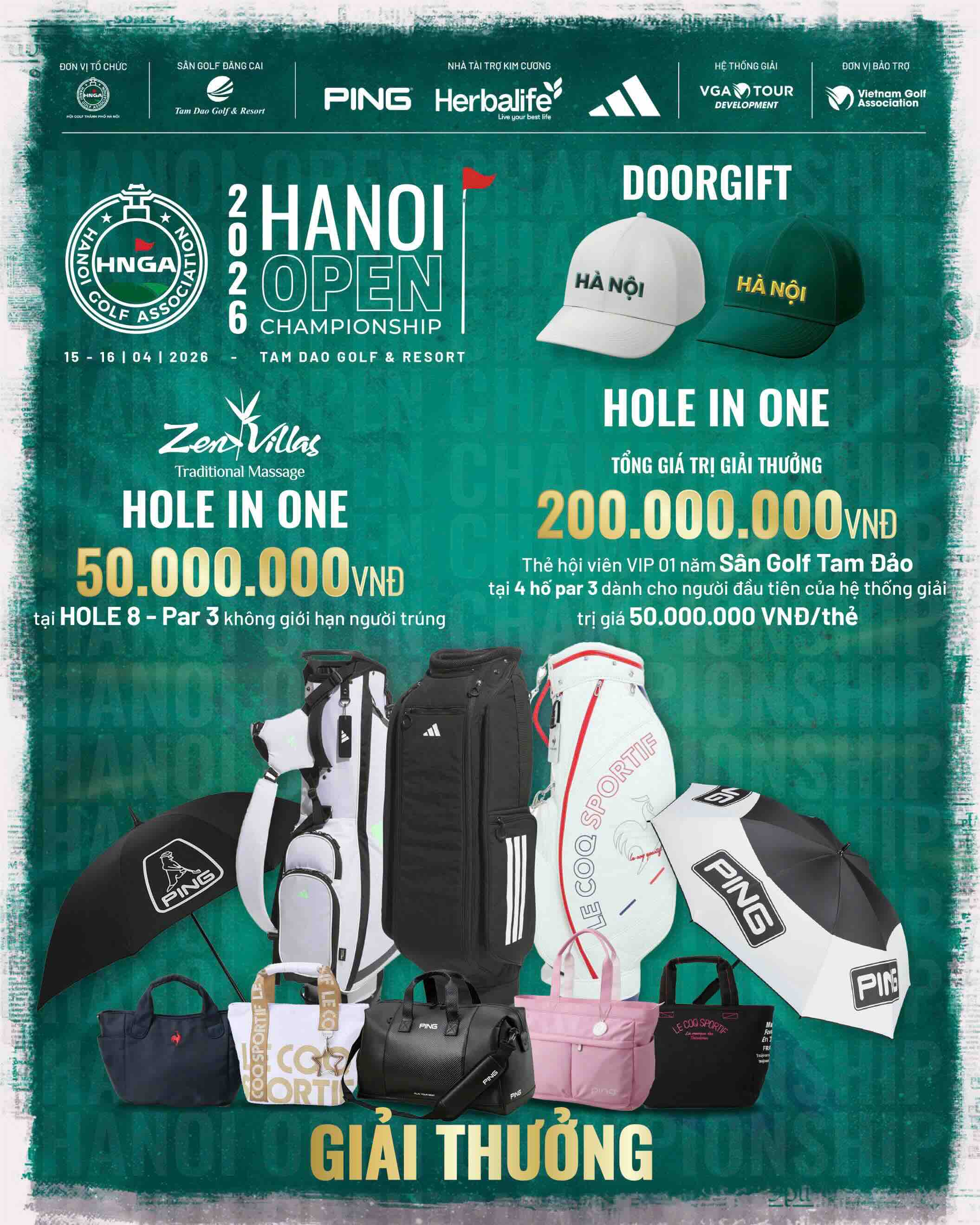 LỘ DIỆN GIẢI THƯỞNG GIẢI NGHIỆP DƯ HÀ NỘI MỞ RỘNG 2026