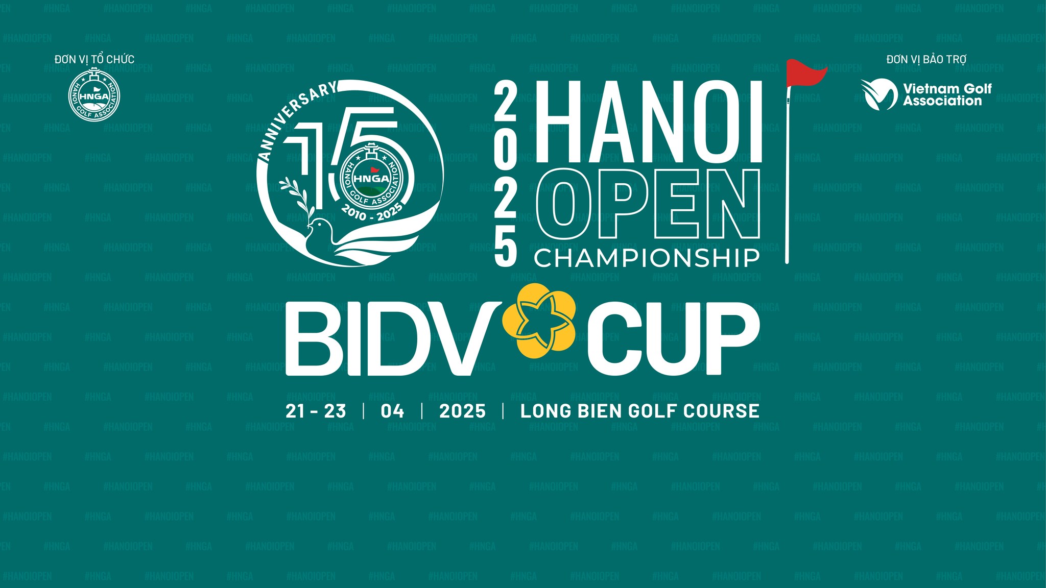 KHỞI TRANH GIẢI VÔ ĐỊCH GOLF HÀ NỘI MỞ RỘNG 2025 - HANOI OPEN CHAMPIONSHIP 2025 - BIDV CUP