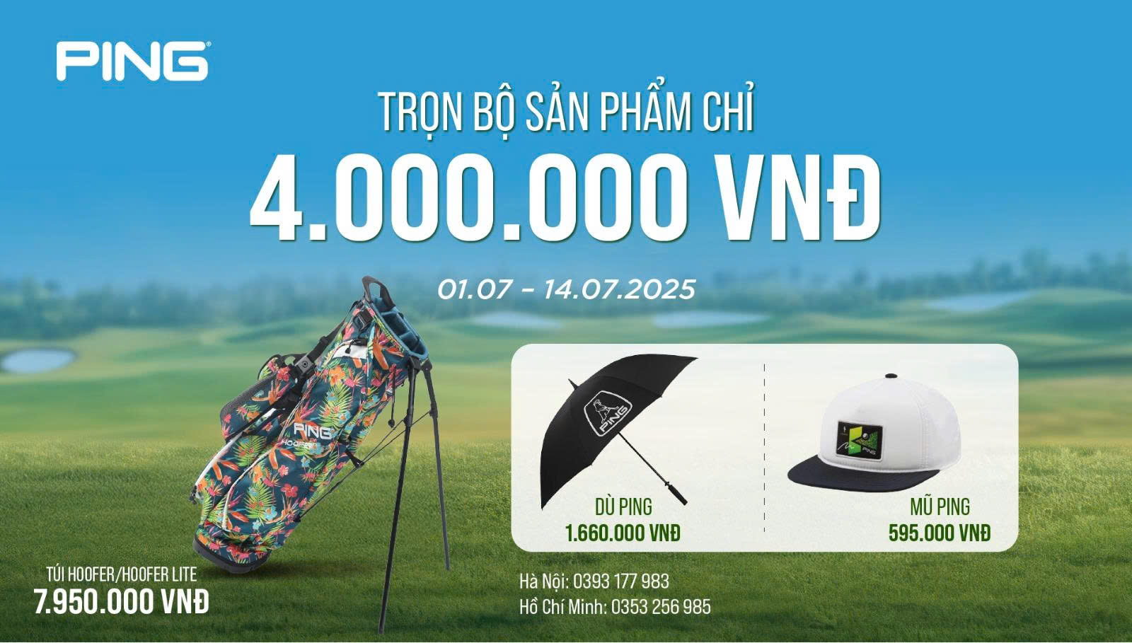 PING ĐỒNG HÀNH CÙNG HNGA CHẮP CÁNH ĐAM MÊ CHO THẾ HỆ GOLFER TRẺ VIỆT NAM