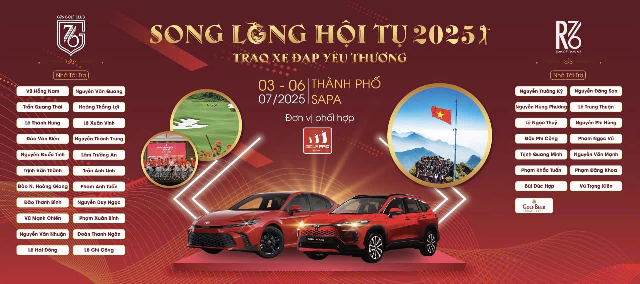 SONG LONG HỘI TỤ 2025 KHI GOLF TRỞ THÀNH CẦU NỐI CỦA TÌNH BẠN VÀ NHÂN ÁI