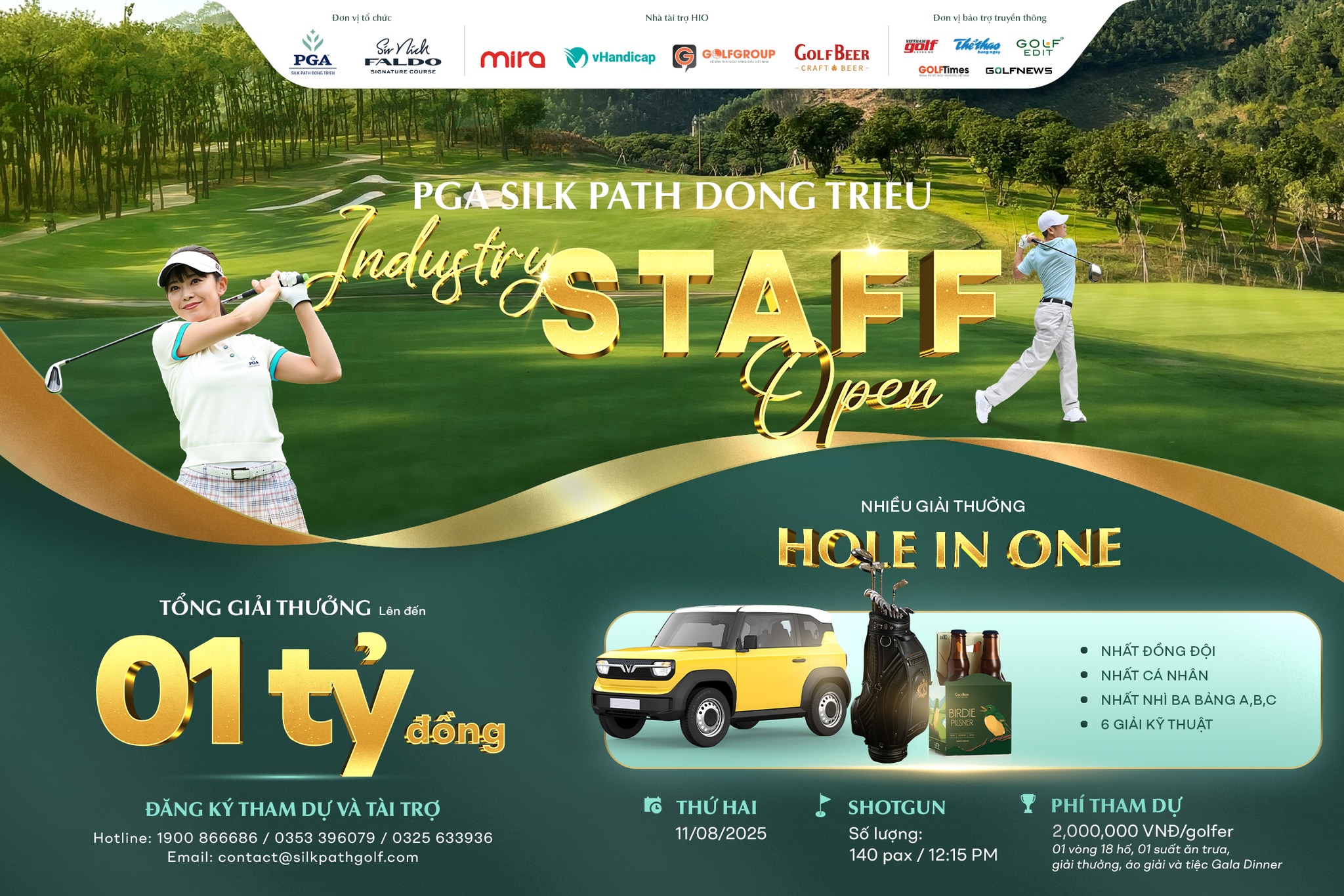 PGA SILK PATH ĐÔNG TRIỀU STAFF OPEN 2025 KHI GOLF VIỆT TÔN VINH GIÁ TRỊ ÂM THẦM