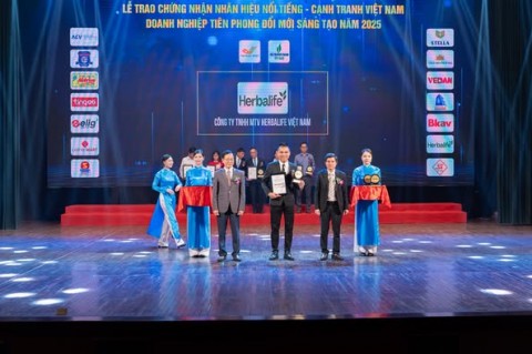 HERBALIFE VIỆT NAM ĐẠT CHỨNG NHẬN TOP 10 NHÃN HIỆU NỔI TIẾNG VIỆT NAM NĂM 2025