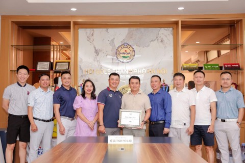 CLB GOLF HOA PHƯỢNG CHÍNH THỨC GIA NHẬP HỘI GOLF THÀNH PHỐ HÀ NỘI