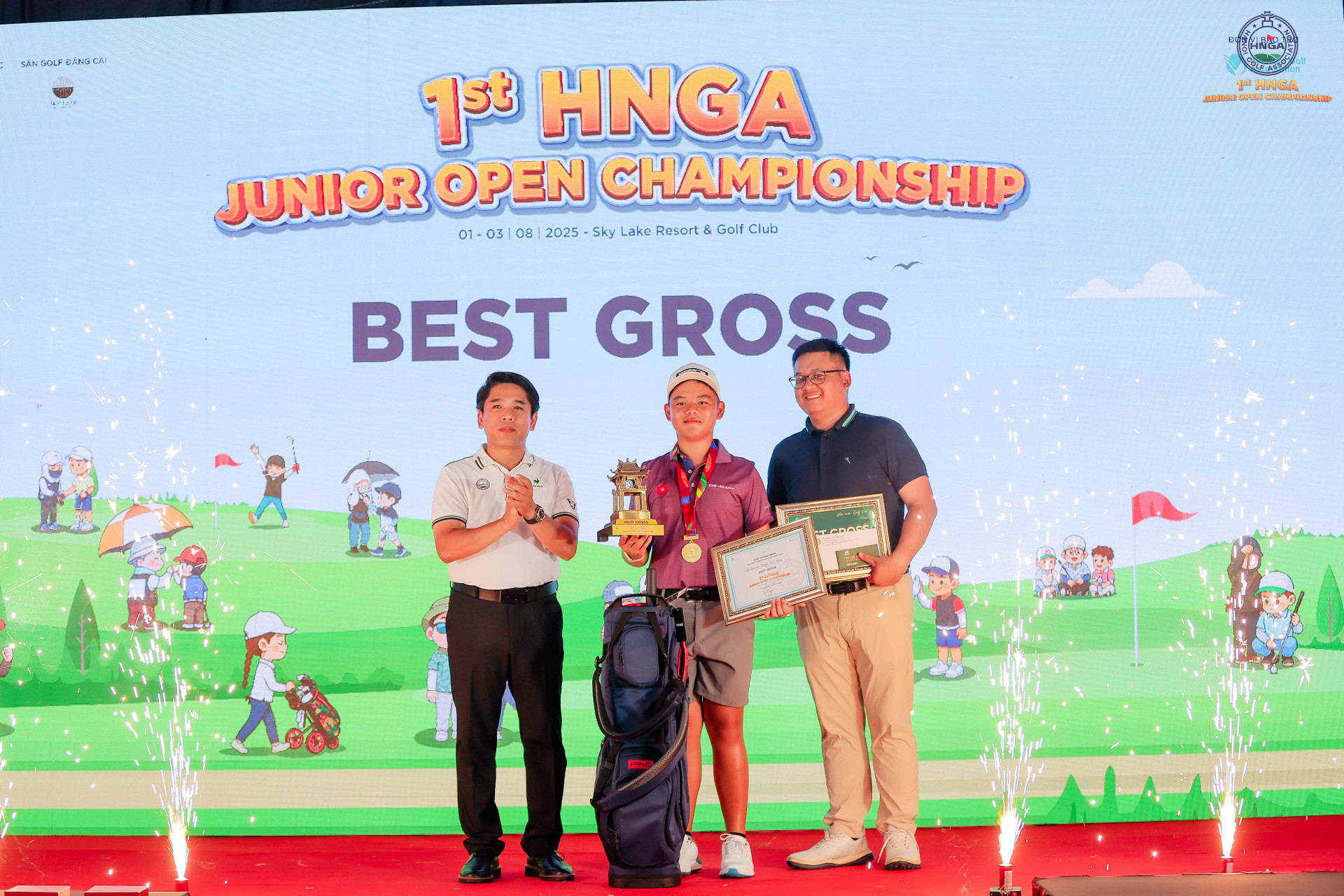 NGUYỄN TRỌNG HOÀNG BÙNG NỔ CHIẾN THẮNG TẠI 1ST HNGA JUNIOR OPEN CHAMPIONSHIP 2025