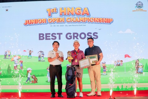 NGUYỄN TRỌNG HOÀNG BÙNG NỔ CHIẾN THẮNG TẠI 1ST HNGA JUNIOR OPEN CHAMPIONSHIP 2025