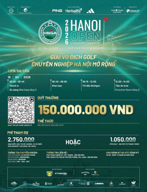 CÔNG BỐ CƠ CẤU GIẢI THƯỞNG GIẢI CHUYÊN NGHIỆP HÀ NỘI MỞ RỘNG 2026