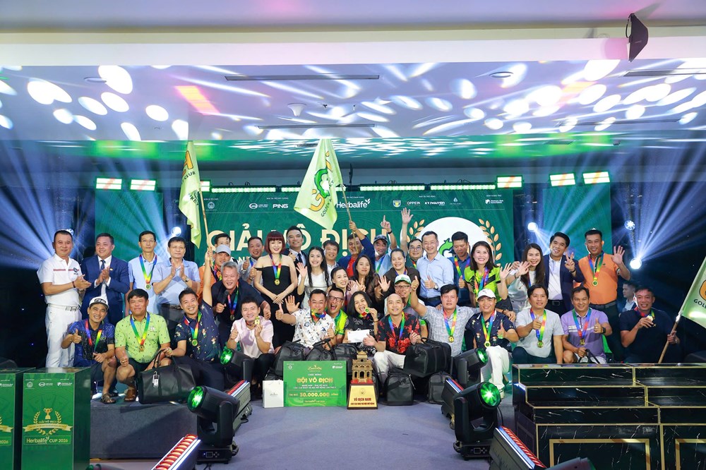 CLB GOLF KHỈ VÀNG VÔ ĐỊCH BẢNG NAM, CLB GOLF G80++ VÔ ĐỊCH BẢNG NỮ TẠI GIẢI VÔ ĐỊCH CÁC CLB GOLF HÀ NỘI MỞ RỘNG LẦN THỨ 9 HERBALIFE CUP 2026